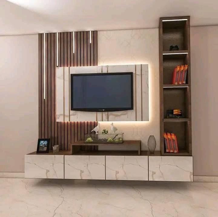 Ahşap Televizyon Üniteleri Modeli 08